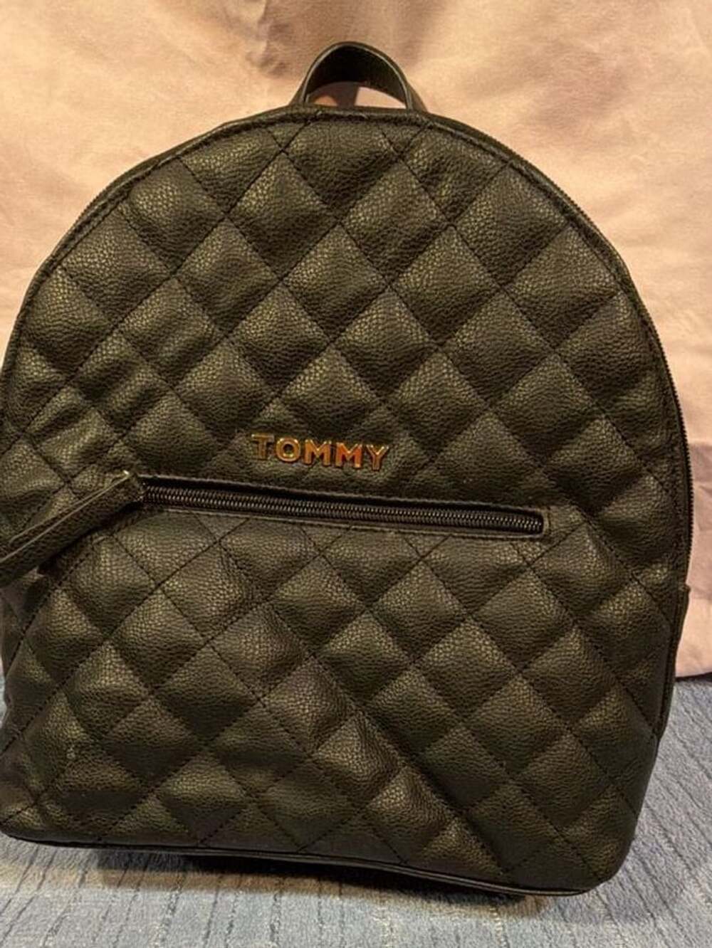 Tommy Hilfiger Quilted Black Backpack